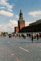 The Red Square and kremlin 1985